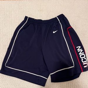 UConn basketball short. Size: L / Brand: Nike / Color: Blue